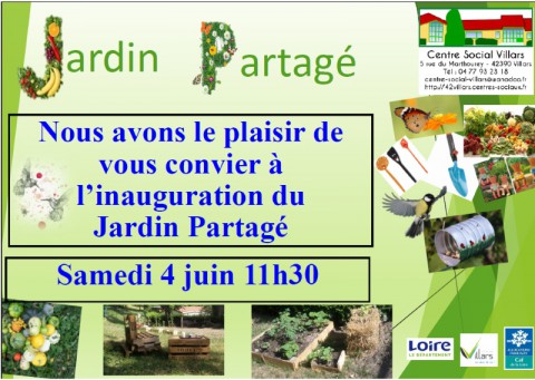 Inauguration jardin partagé