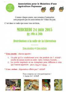 Affiche AMAP 2015