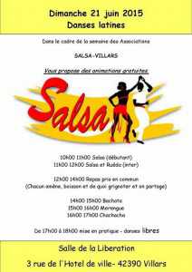 Danse latine le 21 juin 2015