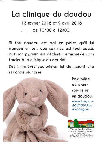 Clinique du doudou 1semestre 2016